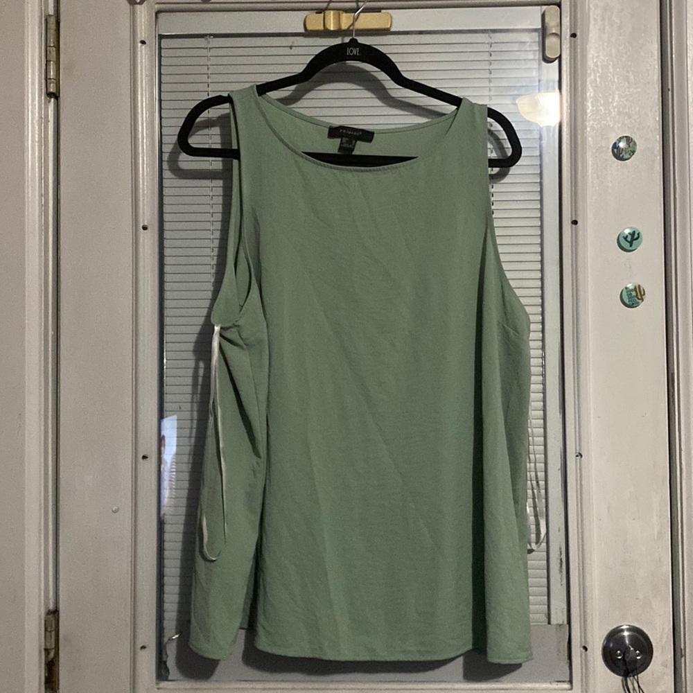 Mint green shirt